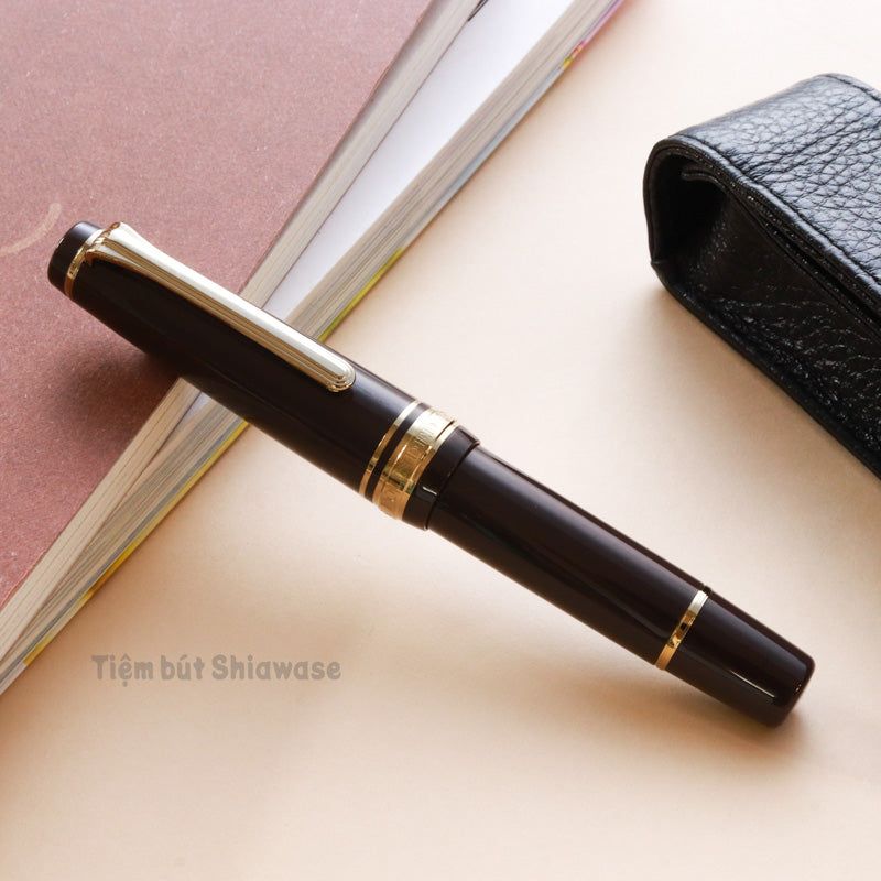 Bút Máy Sailor Professional Gear Slim Mini Morocco 14K - Puff Brown