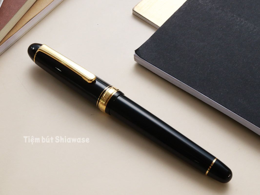 Bút Máy Platinum #3776 Century Slip & Seal 14K - Black - Đen