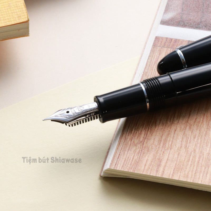 Bút Máy Sailor 1911 Profit Light 14K Rhodium Trims - Black - Đen