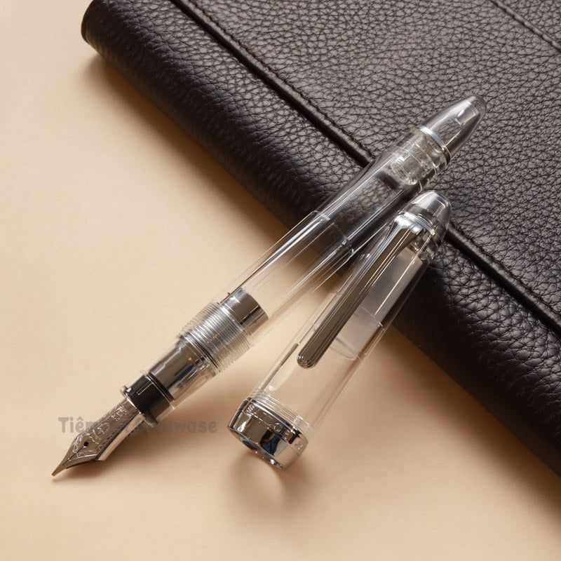 Bút Máy Sailor 1911 Profit Large 21K Transparent - Trong Suốt (Bản Rhodium)