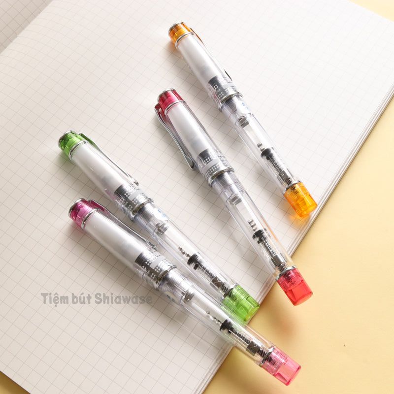 Bút Máy Pilot Prera Iro-Ai - Transparent Orange - Trong Suốt Ánh Cam
