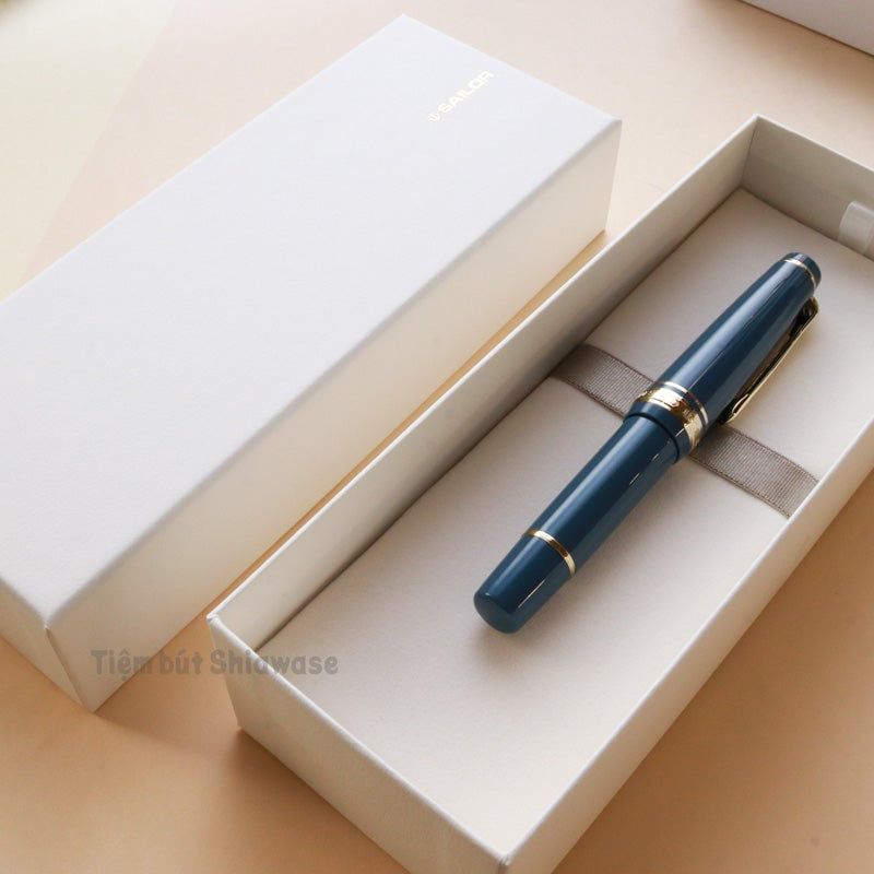 Bút Máy Sailor Professional Gear Slim Mini Morocco 14K - Ayur Blue