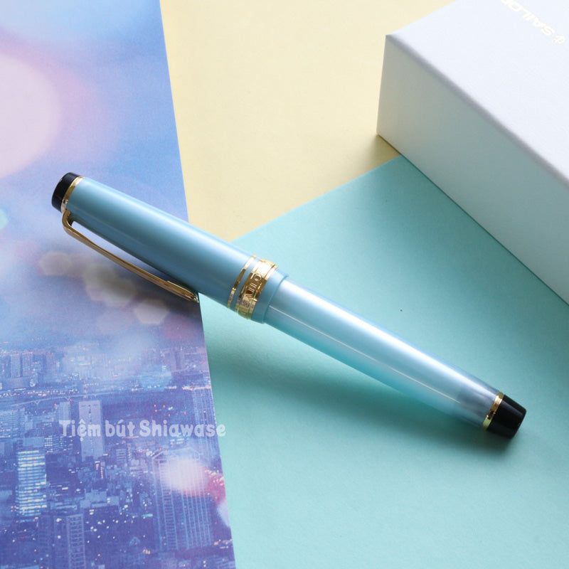 Bút Máy Sailor Professional Gear Slim 14K Shikiori - Harusora - Spring Sky