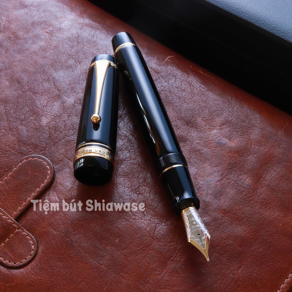 Bút Máy Pilot Custom Urushi - Black - Đen Ngòi Size 30