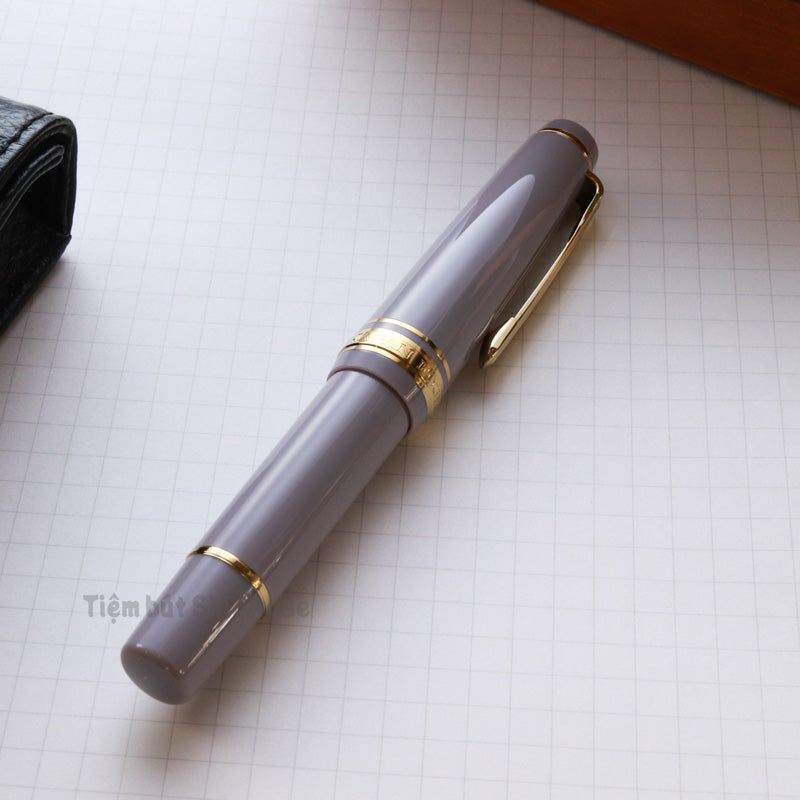 Bút Máy Sailor Professional Gear Slim Mini Morocco 14K - Ayur Gray