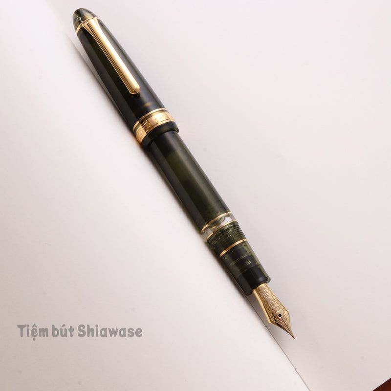 Bút Máy Sailor Wancher 1911 Profit Realo 21K - Transparent Champagne Dark Green