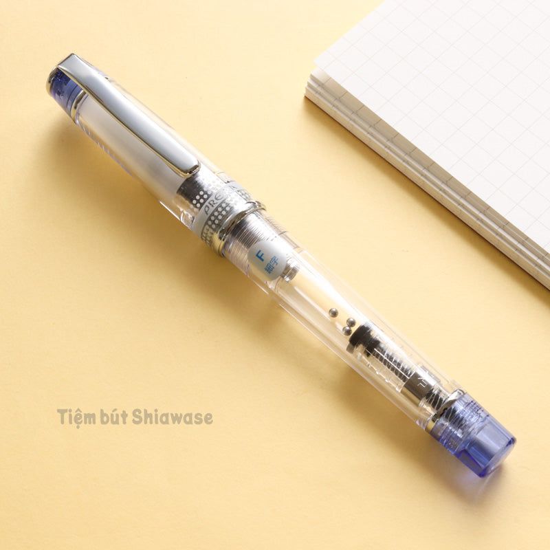 Bút Máy Pilot Prera Iro-Ai - Transparent Blue - Trong Suốt Ánh Xanh Biển