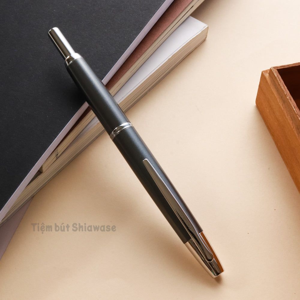 Bút Máy Pilot Capless Vanishing Point Decimo - Dark Gray - Xám