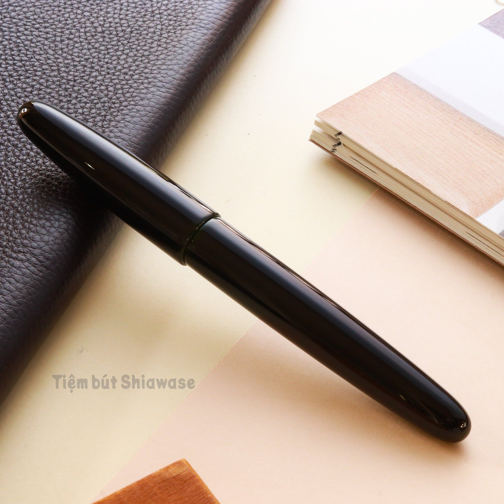Bút Máy Wancher Dream Pen True Urushi Midori-tamenuri - Sơn Mài Wajima Nhật Bản