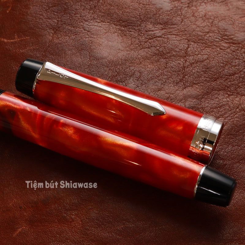 Bút Máy Pilot Custom Heritage SE - Marble Orange - Cẩm Thạch Cam