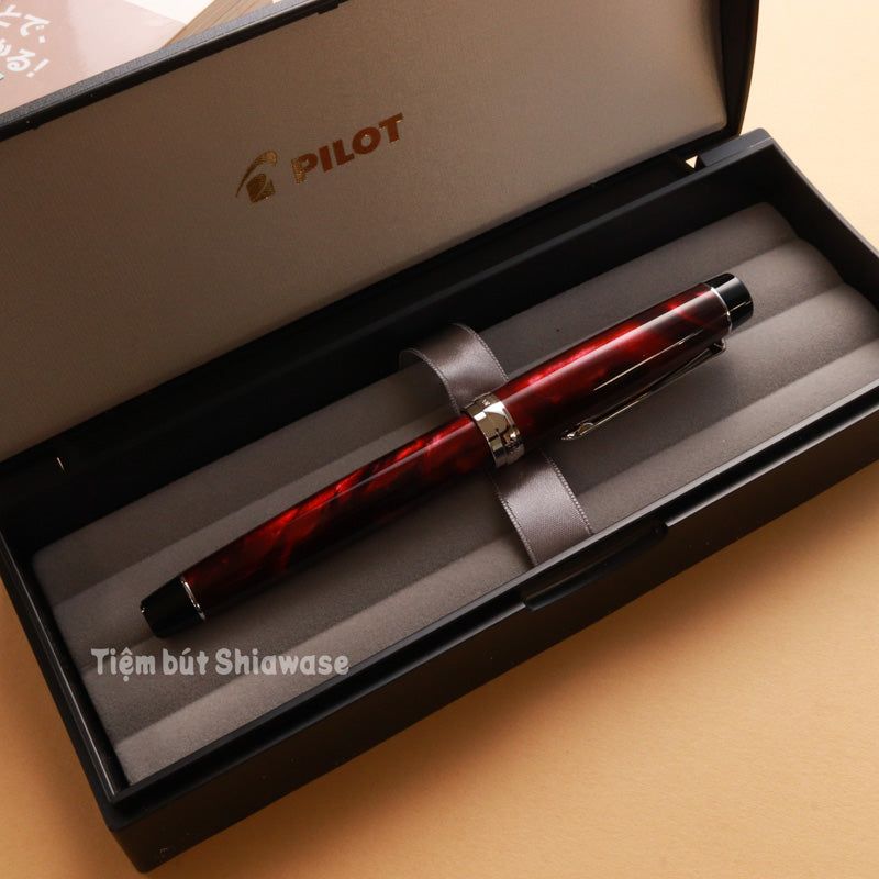 Bút Máy Pilot Custom Heritage SE - Marble Red - Cẩm Thạch Đỏ