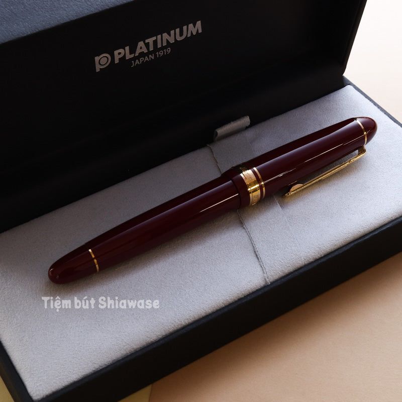 Bút Máy Platinum President 18K - Wine Red - Vang Đỏ