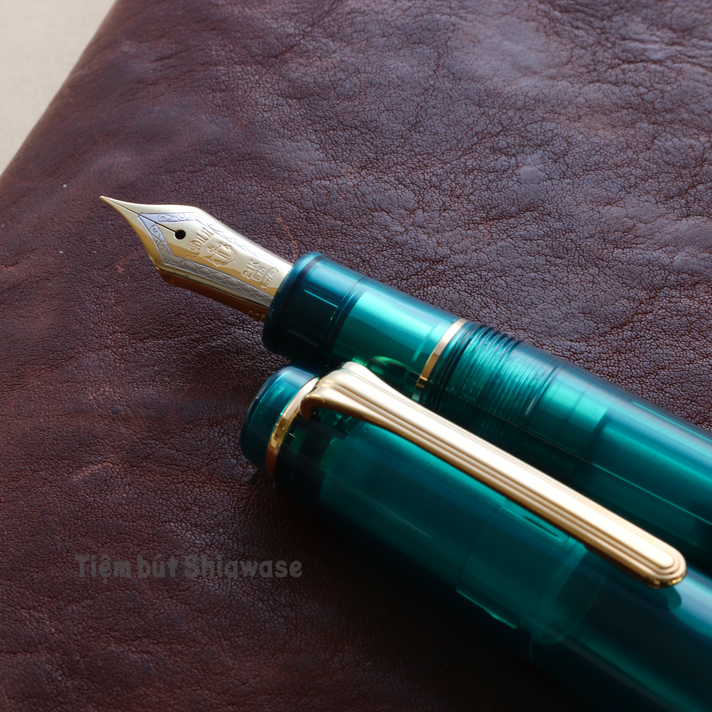 Bút Máy Sailor Wancher Professional Gear 21K Turquoise Blue