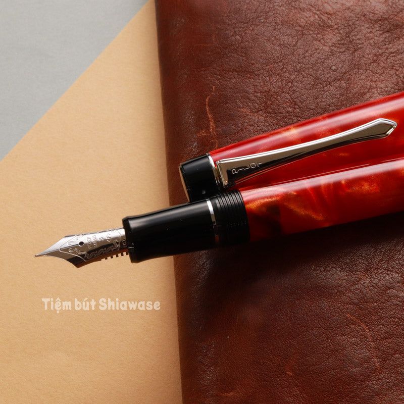 Bút Máy Pilot Custom Heritage SE - Marble Orange - Cẩm Thạch Cam