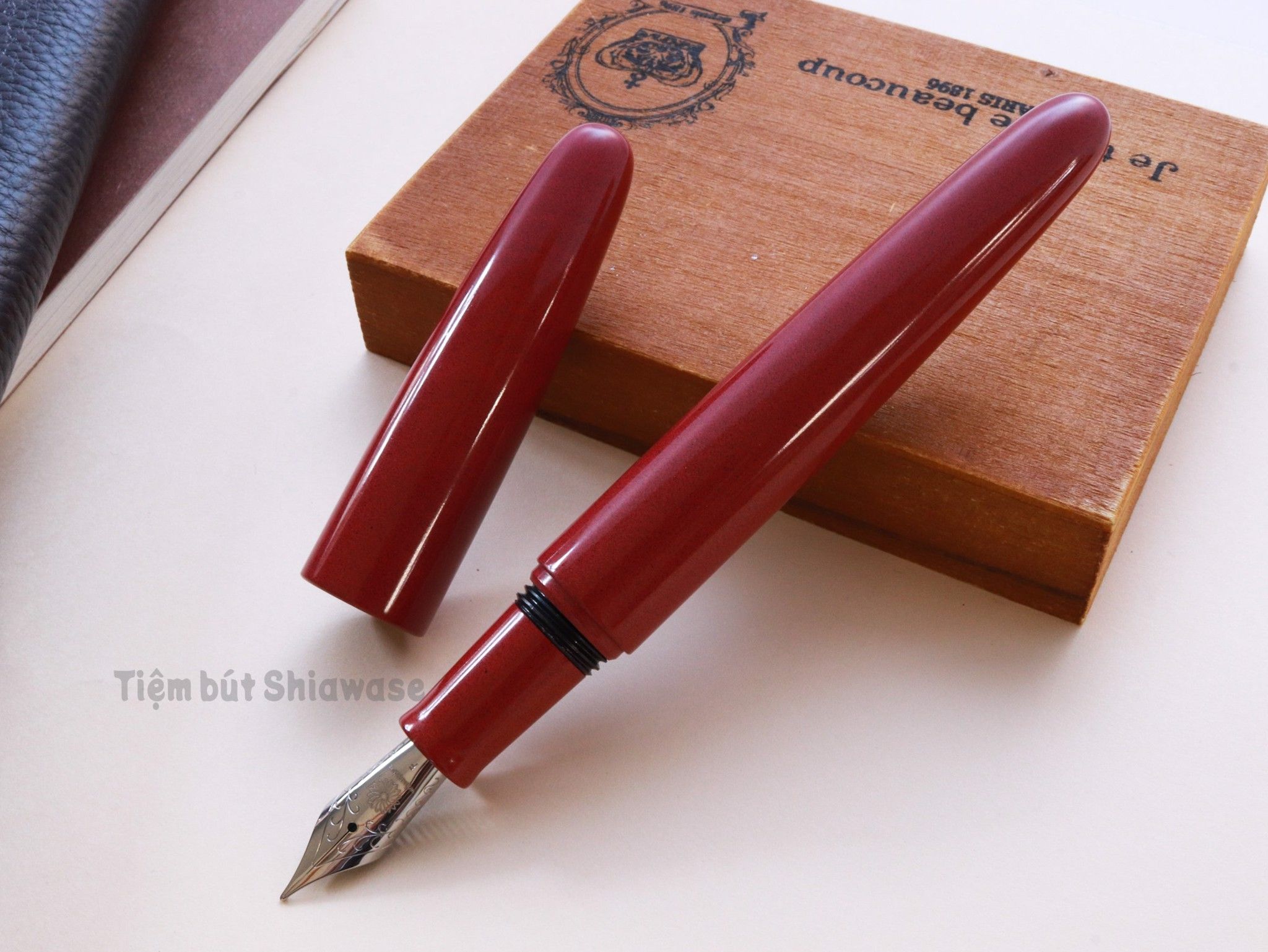 Bút Máy Wancher Dream Pen True Ebonite - Sand Red - Đỏ Đất