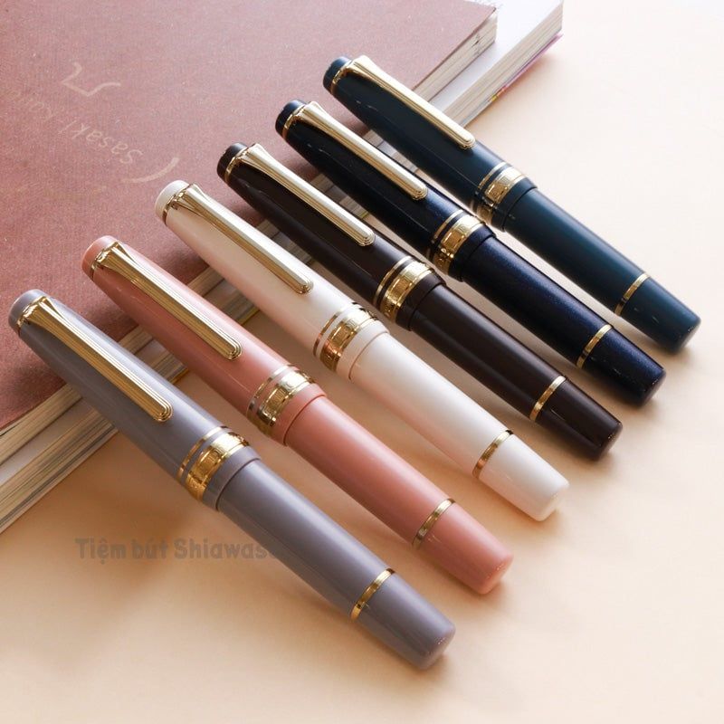 Bút Máy Sailor Professional Gear Slim Mini Morocco 14K - Night Blue