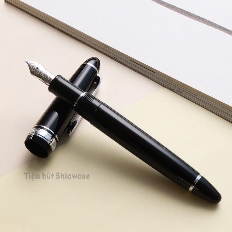 Bút Máy Sailor 1911 Profit Light 14K Rhodium Trims - Black - Đen