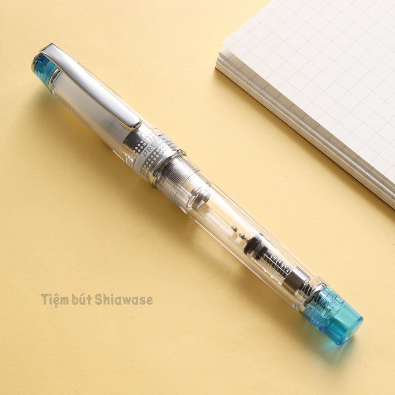 Bút Máy Pilot Prera Iro-Ai - Transparent Light Blue - Trong Suốt Ánh Xanh Biển Nhạt