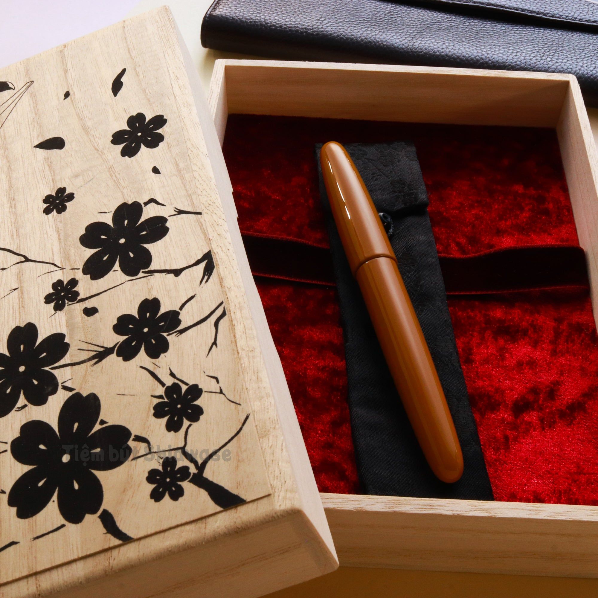 Bút Máy Wancher Dream Pen True Urushi Kiiro - Yellow - Sơn Mài Wajima Nhật Bản