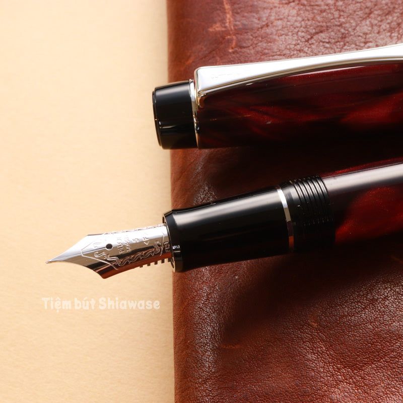 Bút Máy Pilot Custom Heritage SE - Marble Red - Cẩm Thạch Đỏ