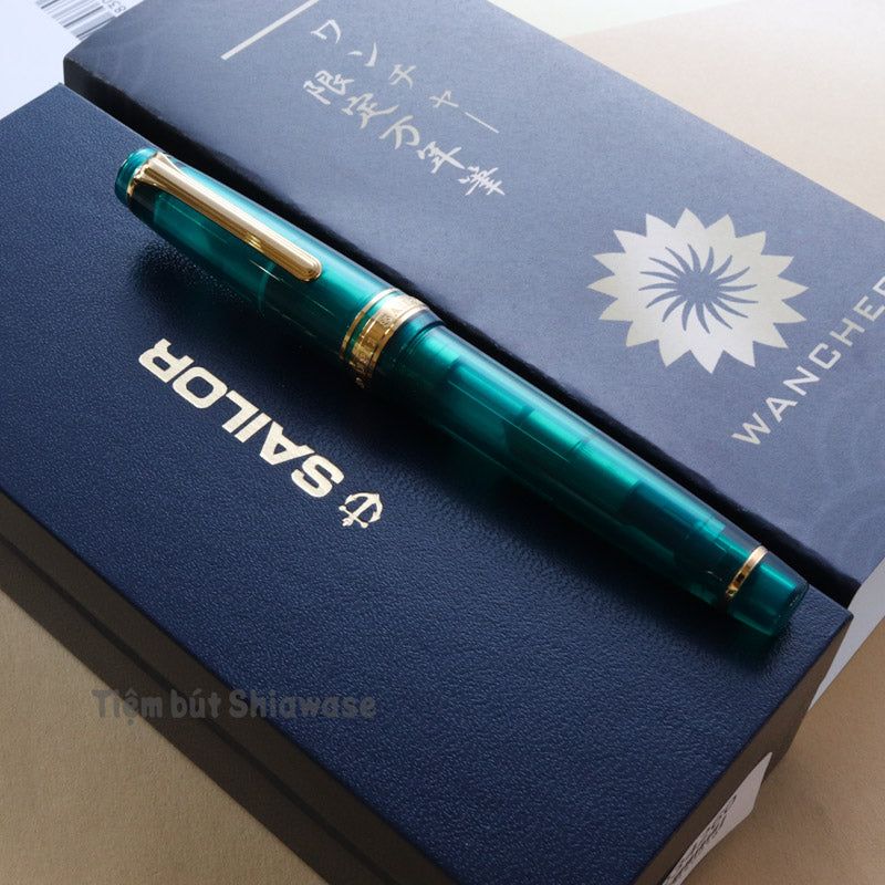 Bút Máy Sailor Wancher Professional Gear 21K Turquoise Blue