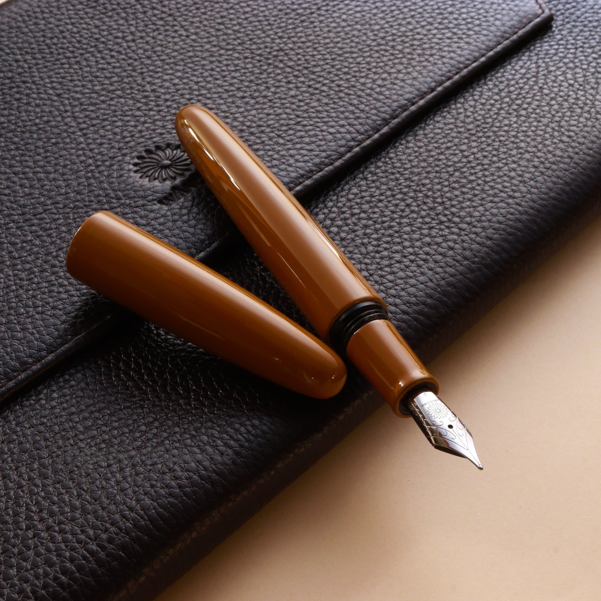 Bút Máy Wancher Dream Pen True Urushi Kiiro - Yellow - Sơn Mài Wajima Nhật Bản