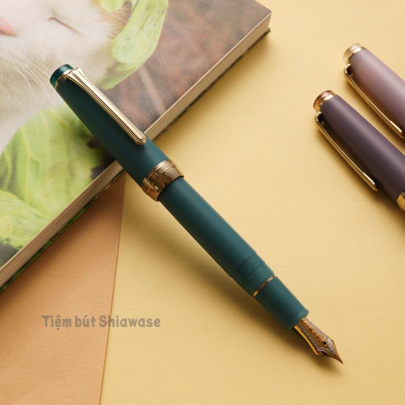 Bút Sailor Pro Gear Slim Shikiori Amaoto - Suiu - Green Rain