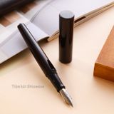  Bút Máy Wancher Sekai Aizu Urushi - Ebony - Gỗ Phủ Sơn Mài Trong Suốt 