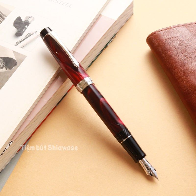 Bút Máy Pilot Custom Heritage SE - Marble Red - Cẩm Thạch Đỏ