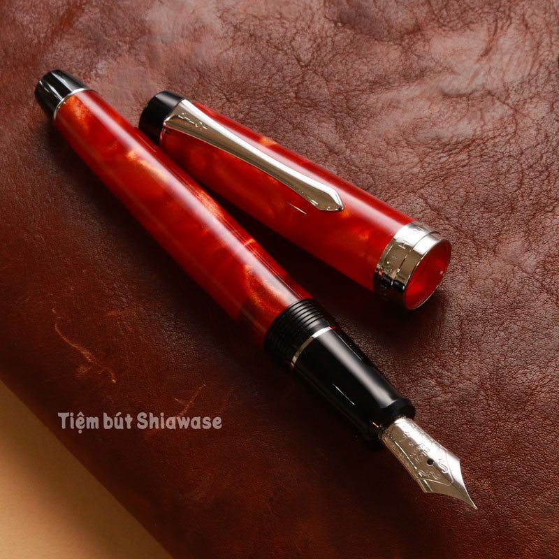 Bút Máy Pilot Custom Heritage SE - Marble Orange - Cẩm Thạch Cam