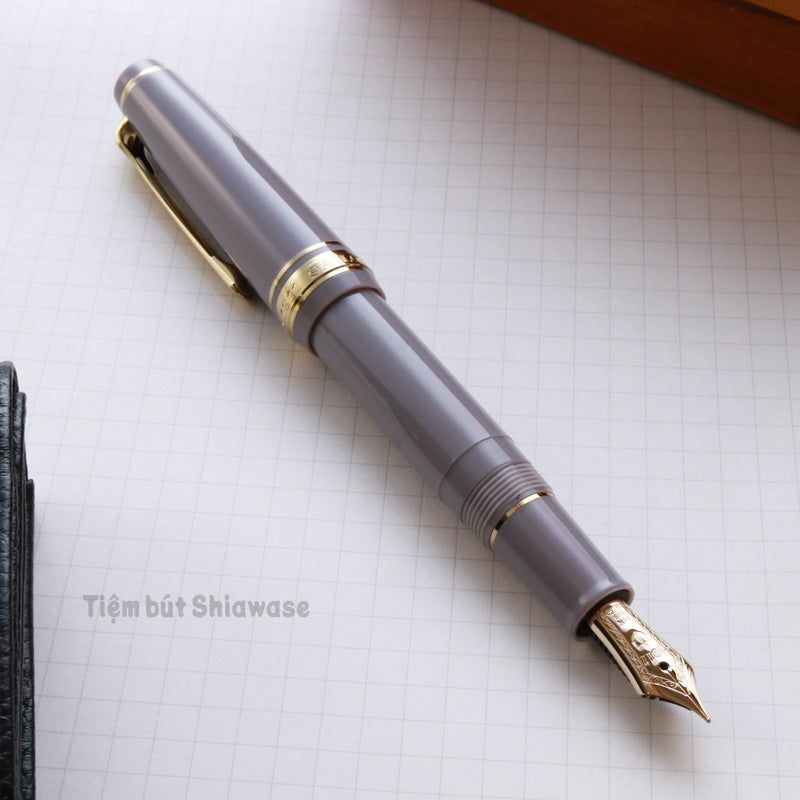 Bút Máy Sailor Professional Gear Slim Mini Morocco 14K - Ayur Gray