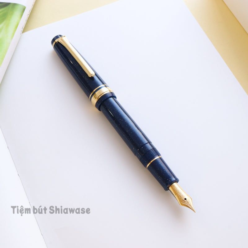 Bút Máy Sailor Professional Gear Slim 14K Shikiori Otogibanashi - Vega Navy Blue