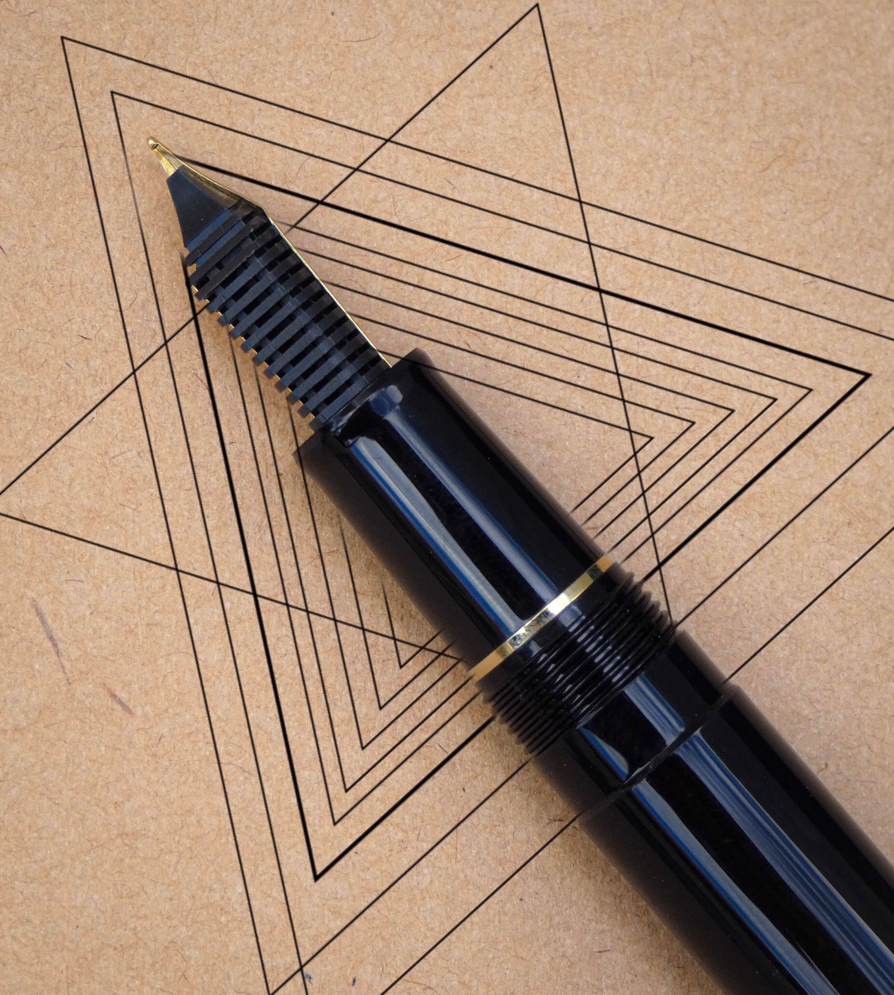 Bút Máy Sailor 1911 Profit Casual Gold Trims - Black - Đen