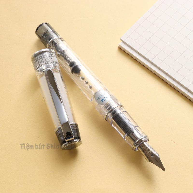 Bút Máy Pilot Prera Iro-Ai - Transparent Black - Trong Suốt Ánh Đen