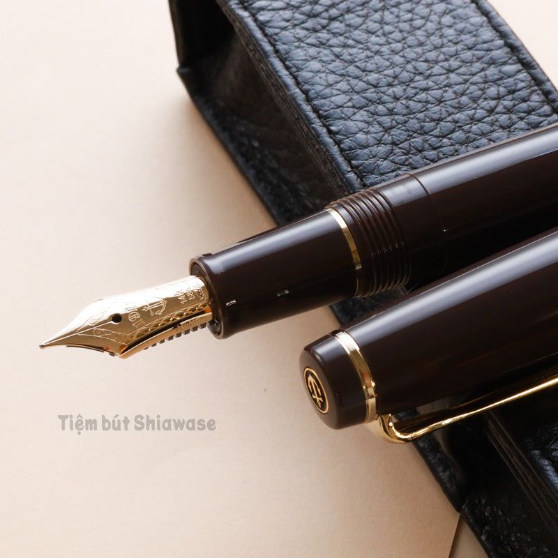 Bút Máy Sailor Professional Gear Slim Mini Morocco 14K - Puff Brown