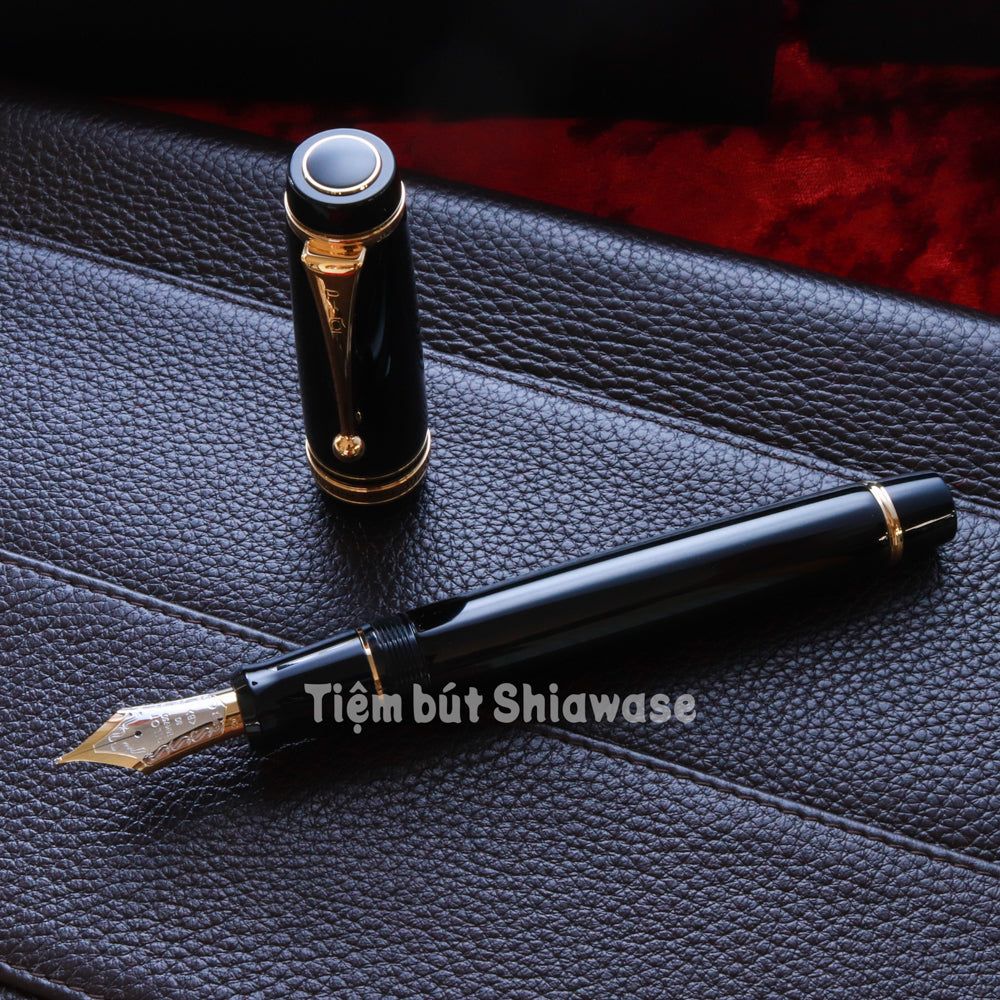 Bút Máy Pilot Custom Urushi - Black - Đen Ngòi Size 30