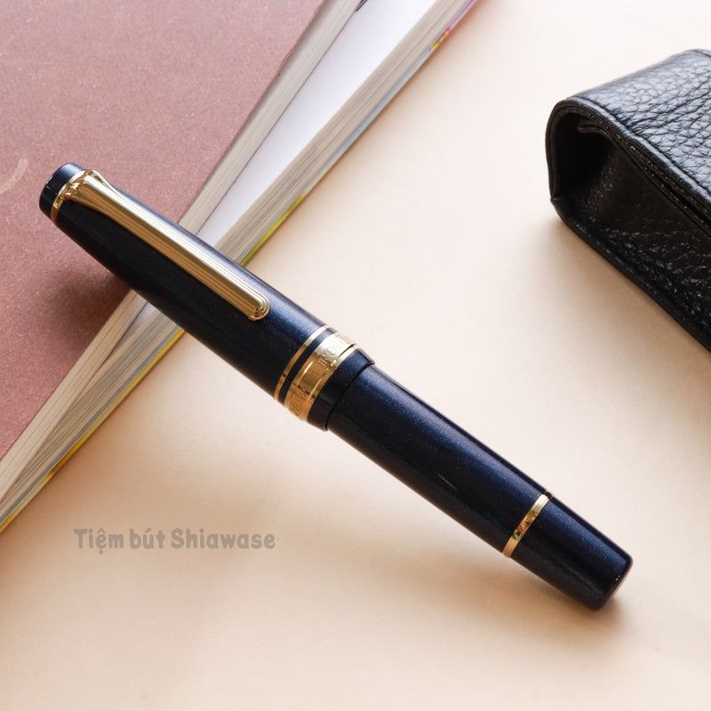Bút Máy Sailor Professional Gear Slim Mini Morocco 14K - Night Blue
