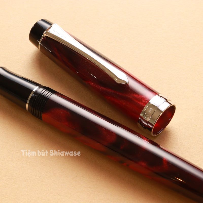 Bút Máy Pilot Custom Heritage SE - Marble Red - Cẩm Thạch Đỏ