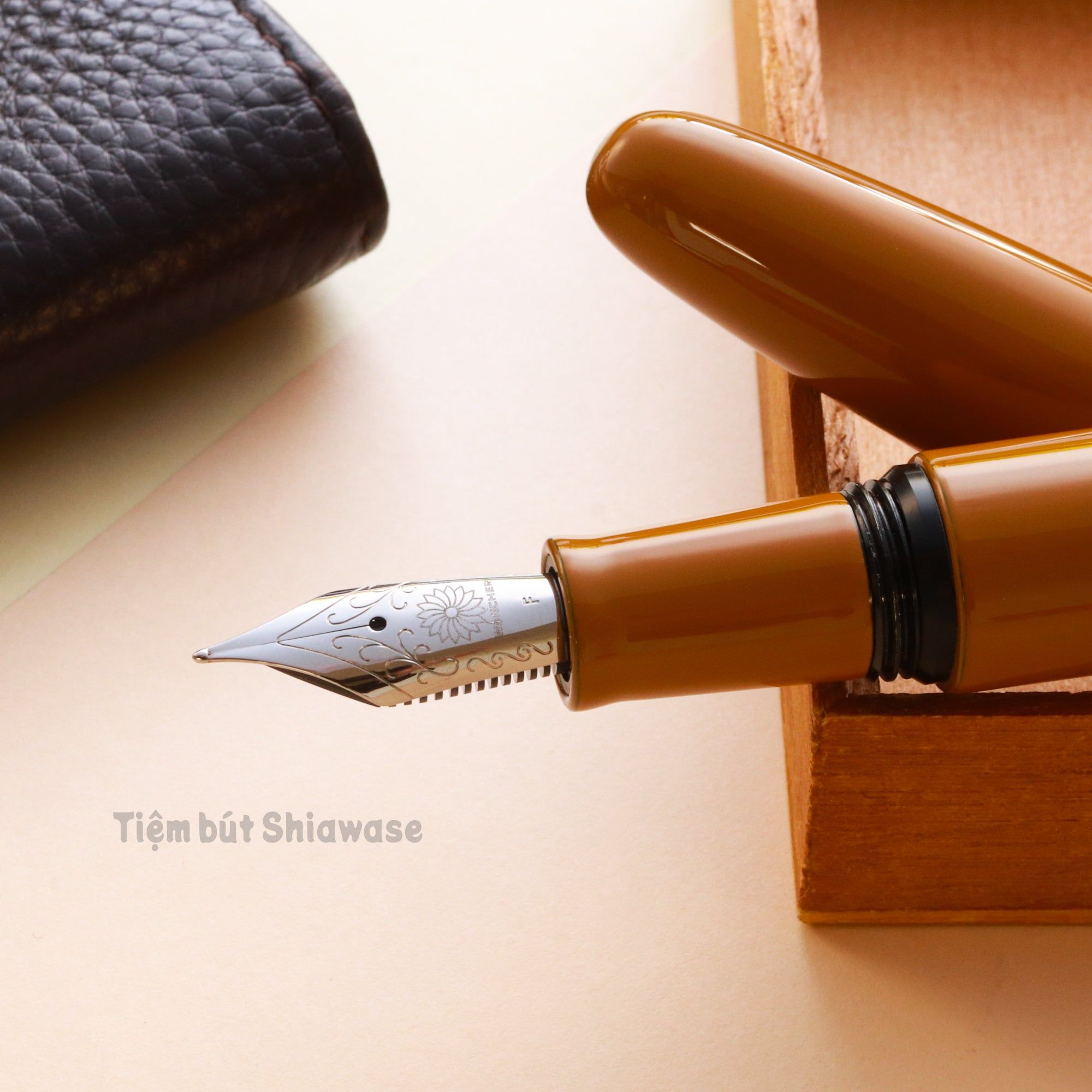 Bút Máy Wancher Dream Pen True Urushi Kiiro - Yellow - Sơn Mài Wajima Nhật Bản