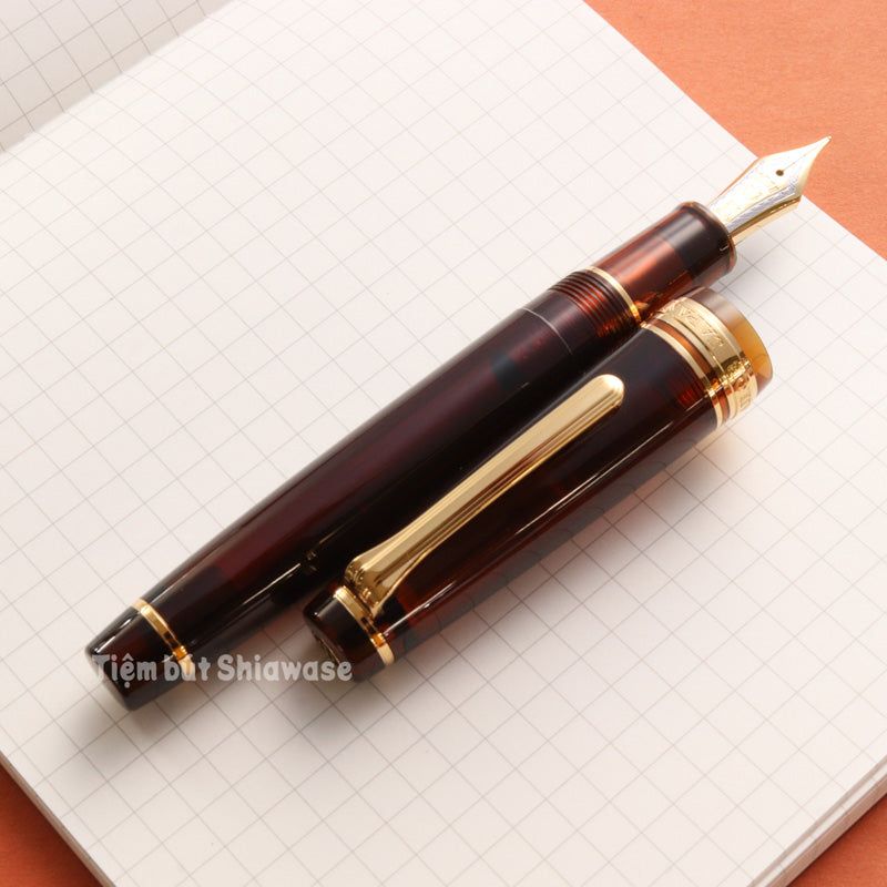 Bút Máy Sailor Wancher Professional Gear 21K Moca Brown