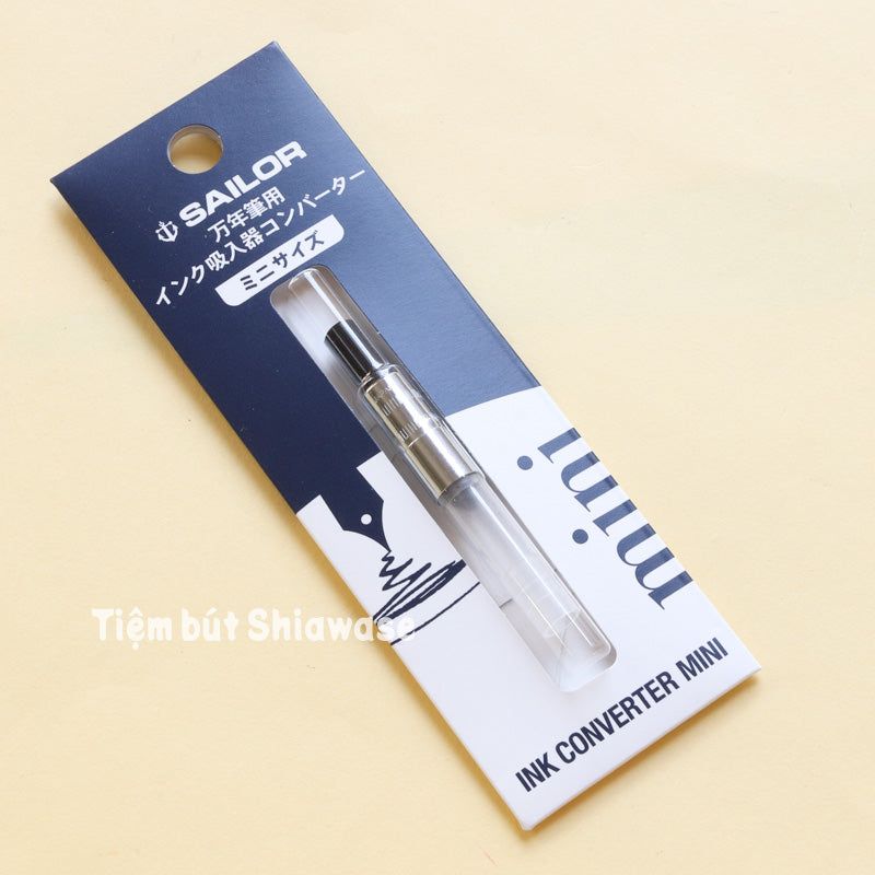 Bơm Mực Bút Máy Sailor Mini Converter - Silver