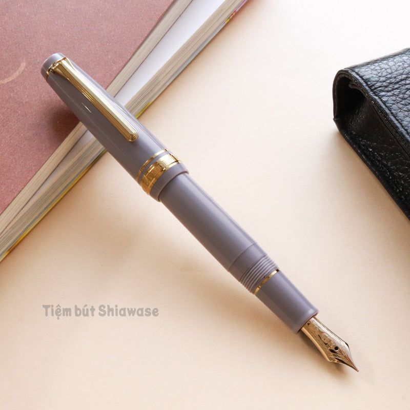 Bút Máy Sailor Professional Gear Slim Mini Morocco 14K - Ayur Gray