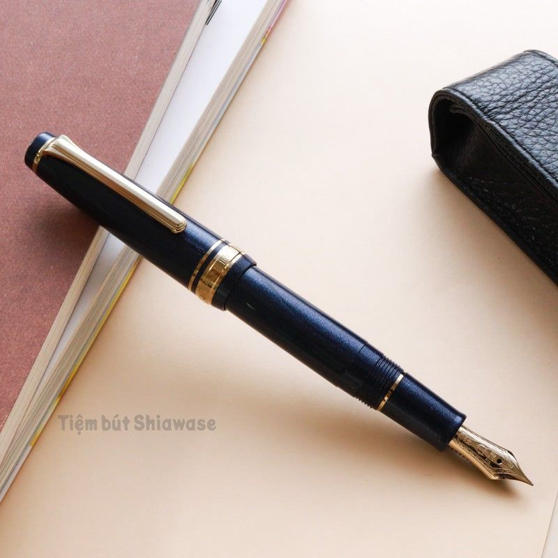Bút Máy Sailor Professional Gear Slim Mini Morocco 14K - Night Blue