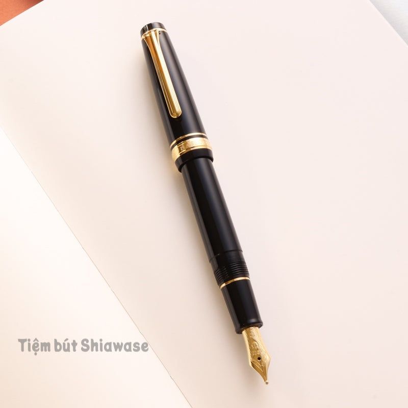 Bút Máy Sailor Professional Gear Slim 14K - Black - Đen