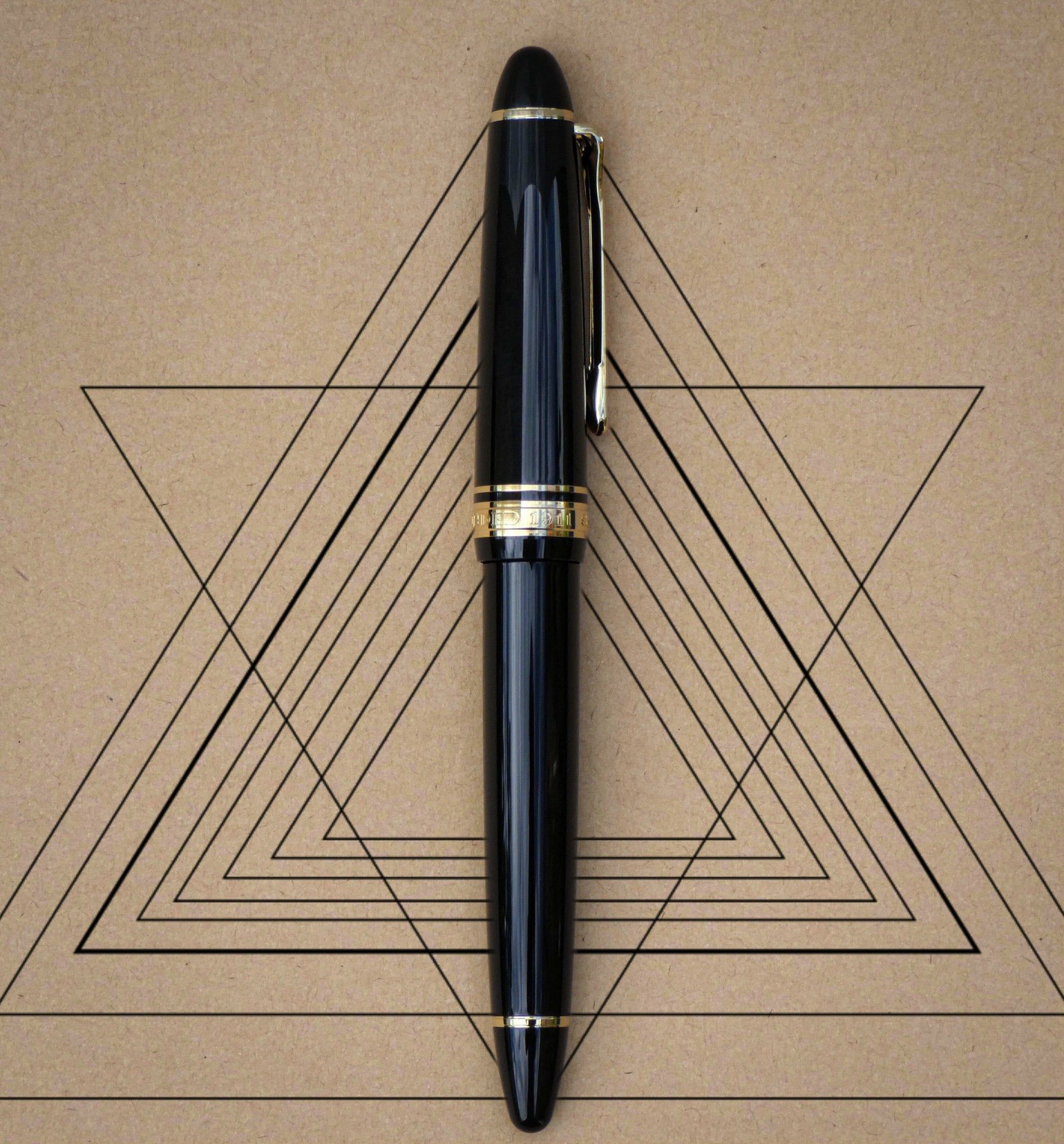 Bút Máy Sailor 1911 Profit Casual Gold Trims - Black - Đen