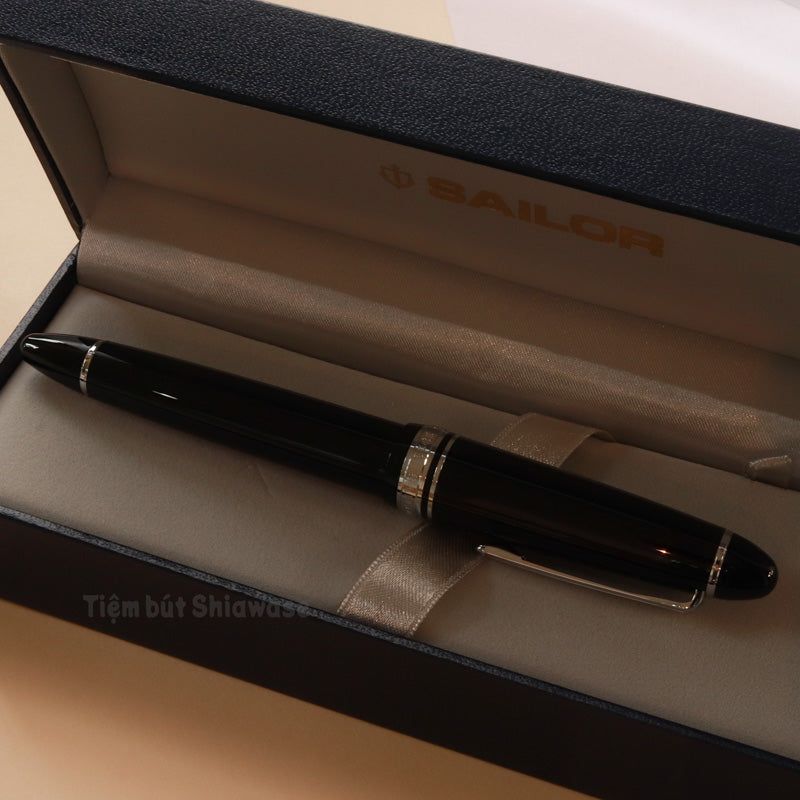 Bút Máy Sailor 1911 Profit Large 21K - Black - Đen (Bản Rhodium)