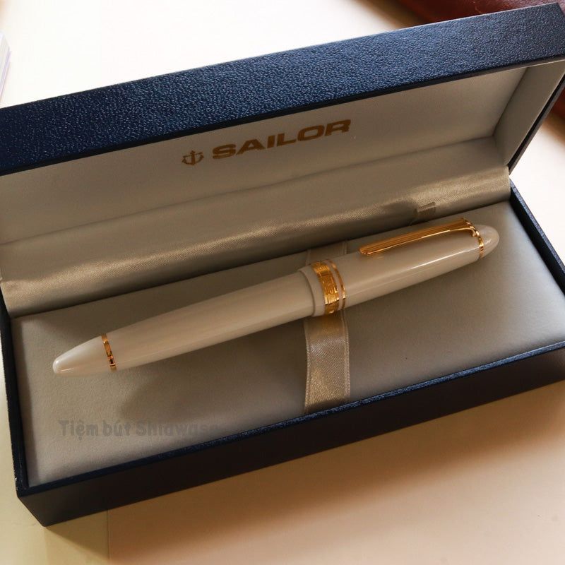Bút Máy Sailor 1911 Profit Large 21K - White - Trắng