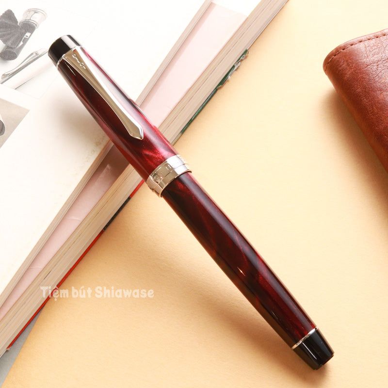 Bút Máy Pilot Custom Heritage SE - Marble Red - Cẩm Thạch Đỏ