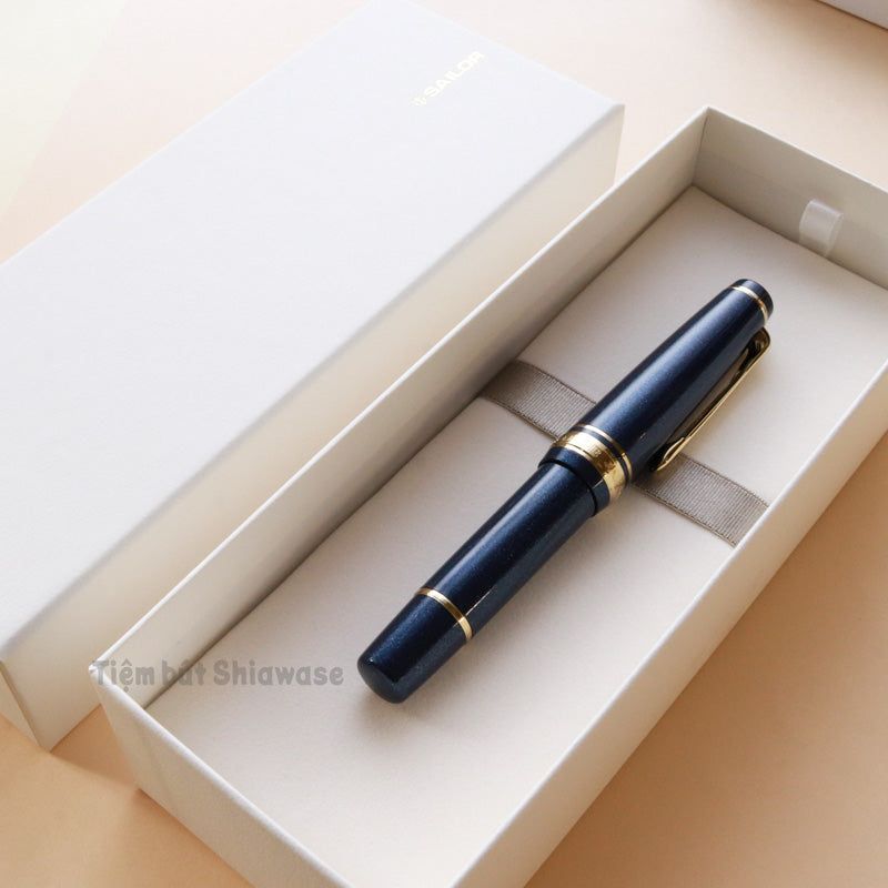Bút Máy Sailor Professional Gear Slim Mini Morocco 14K - Night Blue