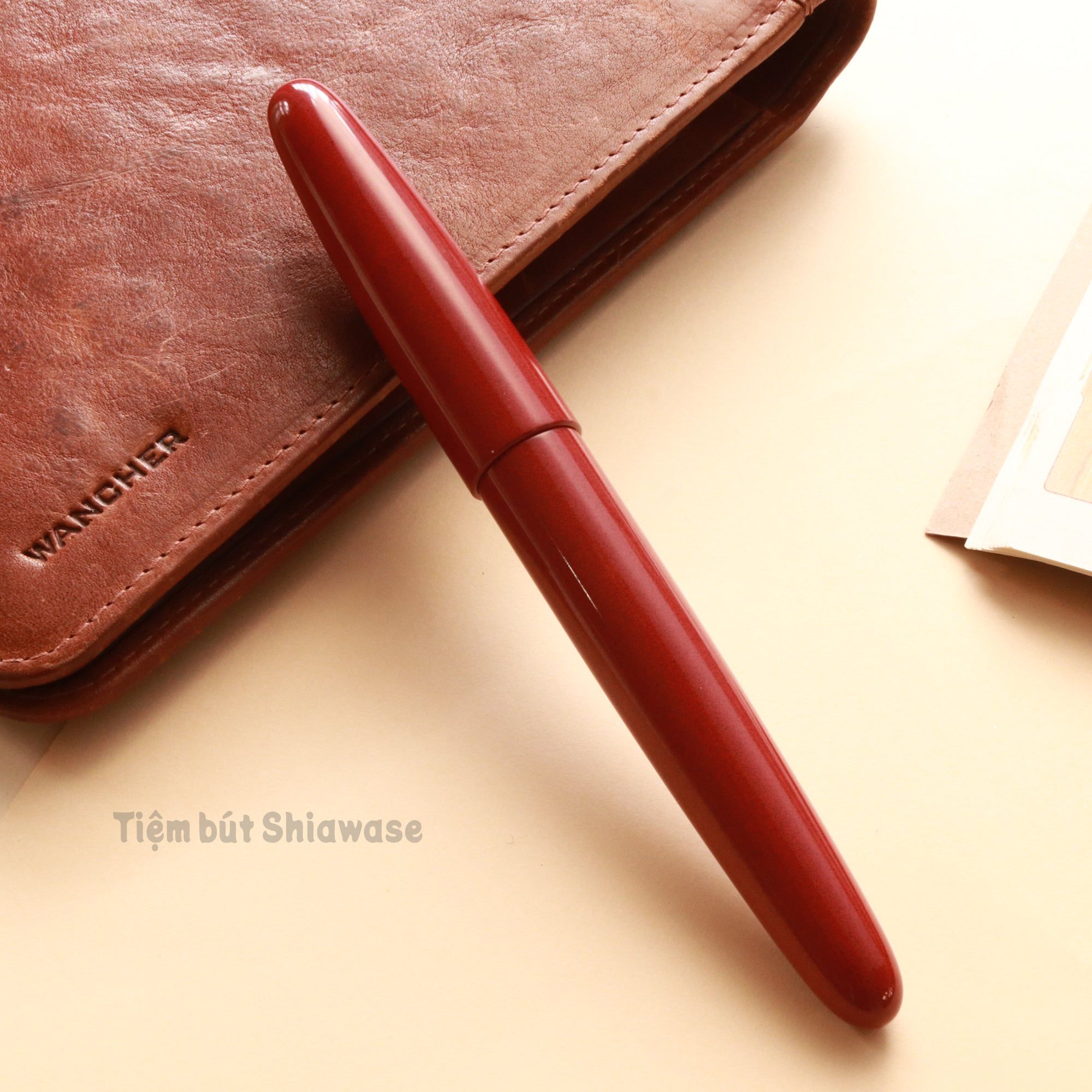 Bút Máy Wancher Dream Pen True Ebonite - Sand Red - Đỏ Đất